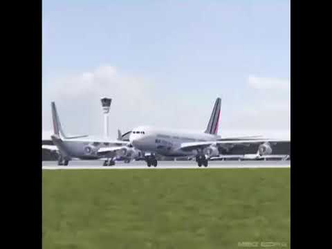 un avion qui danse