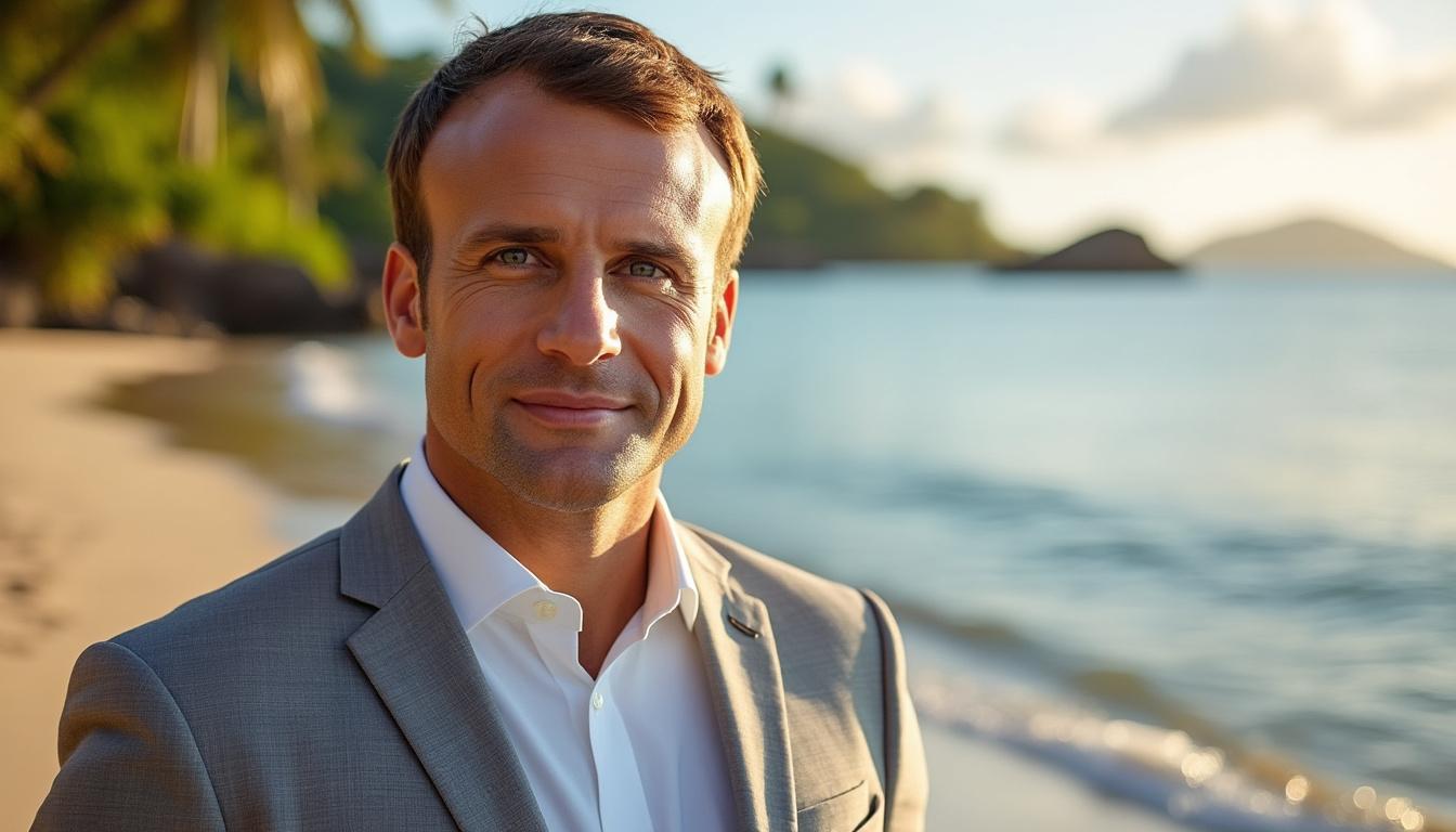 emmanuel macron renouvelle son engagement fort pour le développement et la coopération dans l'océan indien, avec un focus particulier sur maurice.